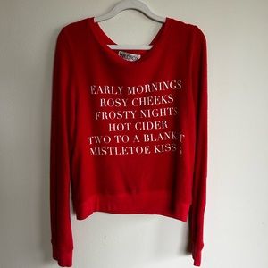 Wildfox crew neck sweater size XS